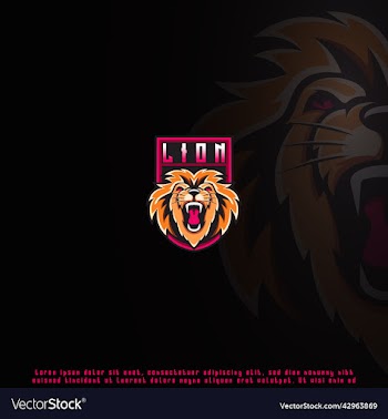 lion mascot logo