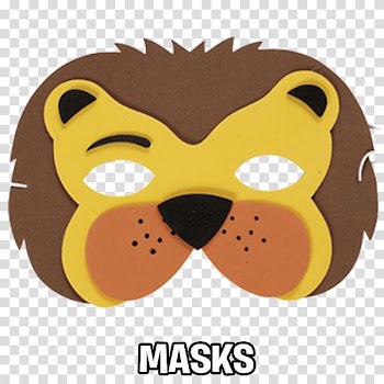 Lion mask Lion mask Costume party, mask transparent background PNG clipart