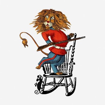 Lion royal guard clipart, animal | Free Vector - rawpixel