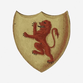 Lion shield crest collage element, | Free Photo - rawpixel