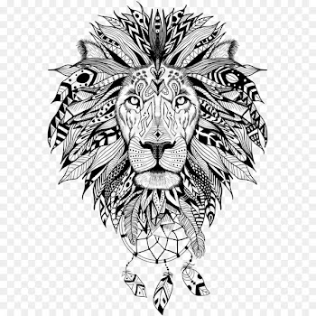 Lion Sleeve tattoo Drawing Image - lion 