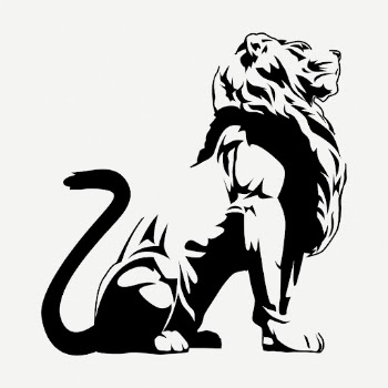 Lion statue clipart, collage element | Free PSD - rawpixel