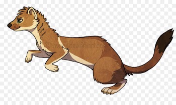 Lion Stoat Black-footed ferret Clip art - weasel bubble 
