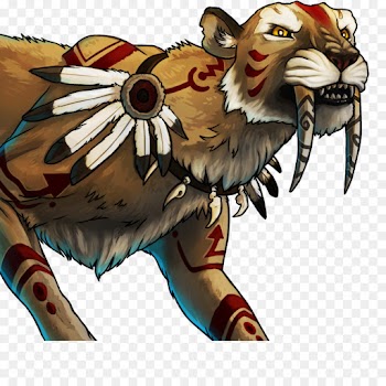 Lion, Tiger, Sabertoothed Cat, Cartoon, Fictional Character PNG