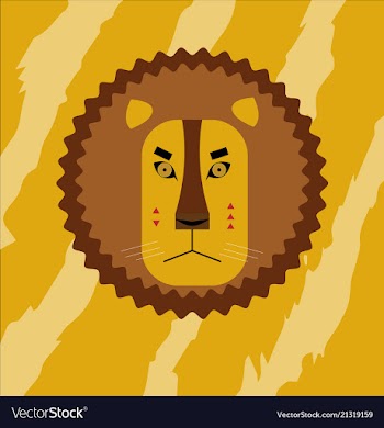 Lion vector image