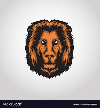 Lion vector image
