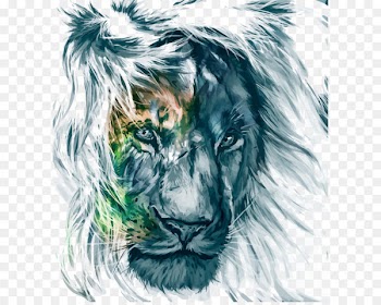 Lionhead rabbit - Vector lion 