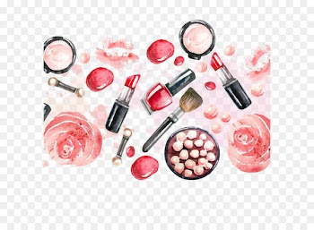 Lip balm Cosmetics Lipstick Beauty Parlour Cosmetic packaging - Makeup Vector Background 