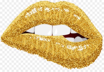 Lip Gold Clip art - lips 