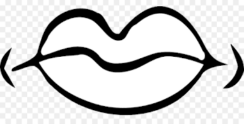 Lip Mouth Black and white Clip art - mouth smile png download ...