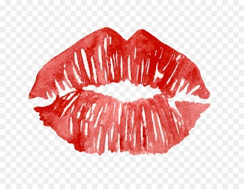 Lip Watercolor painting Drawing - Lips 