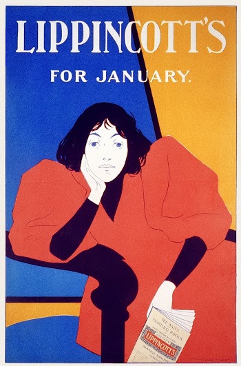 Lippincott's for January (1895) poster | Free Photo Illustration - rawpixel