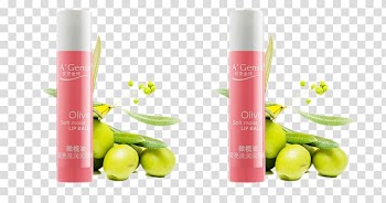 Lipstick Beauty Fruit, Olive color lipstick lip balm transparent background PNG clipart