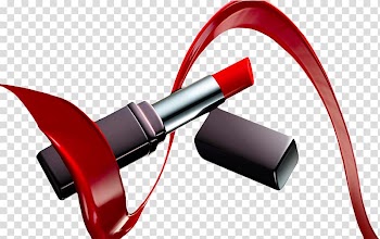 Lipstick Icon, Lipstick ribbon transparent background PNG clipart