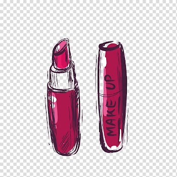 Lipstick illustration, Lipstick Watercolor painting Cosmetics, lipstick transparent background PNG clipart