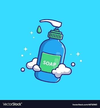 liquid soap bottle cartoon