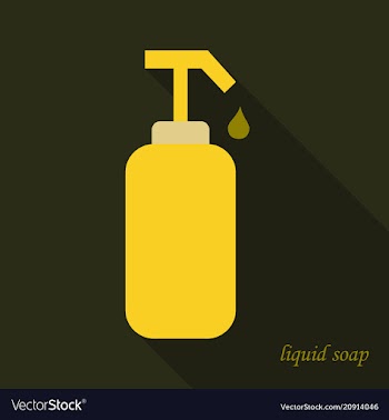 Liquid soap icon cartoon of liquid soap icon for vector image