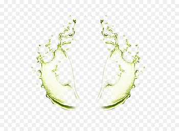 Liquid Yellow Euclidean vector - Creative drops 