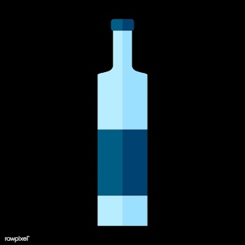 Liquor bottle vector | Free stock vector - 250527