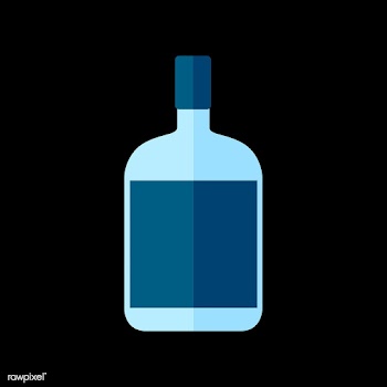 Liquor bottle vector | Free stock vector - 250554