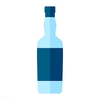 Liquor bottle vector | Free stock vector - 250557