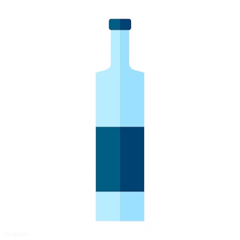 Liquor bottle vector | Free stock vector - 250572