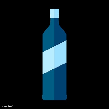 Liquor bottle vector | Free stock vector - 250586