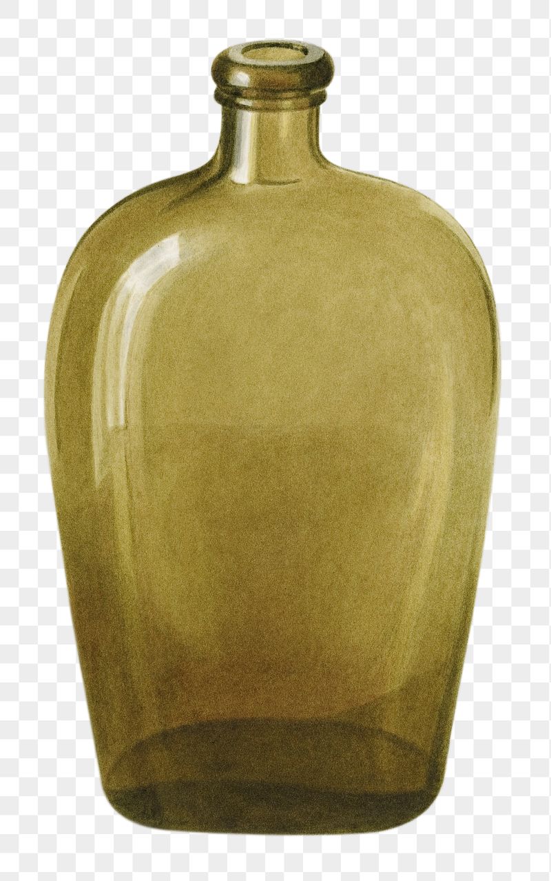 Liquor flask png sticker, antique | Free PNG - rawpixel