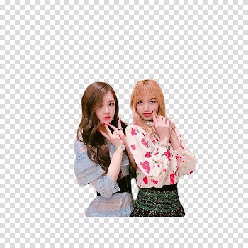 LISA E ROSE BLACKPINK, Blackpink Lisa and Rose transparent background PNG clipart