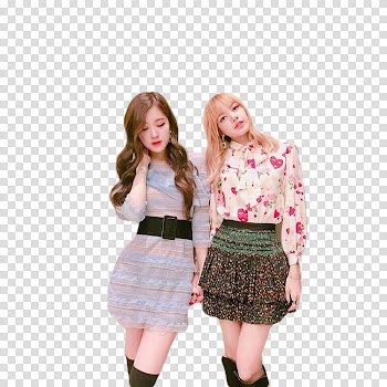 LISA E ROSE BLACKPINK, two women transparent background PNG clipart