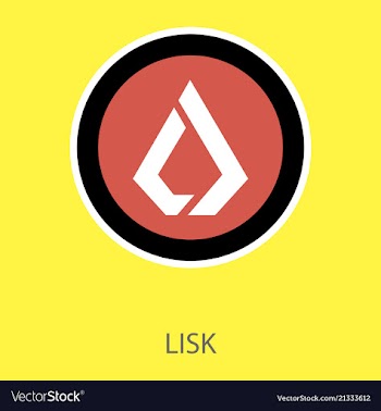 Lisk lsk digital cryptocurrency logo lisk lsk vector image