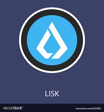 Lisk lsk digital cryptocurrency logo lisk lsk vector image