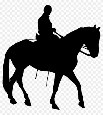 List Of Synonyms And Antonyms Of The Word Horse Statue - Man On Horse Silhouette