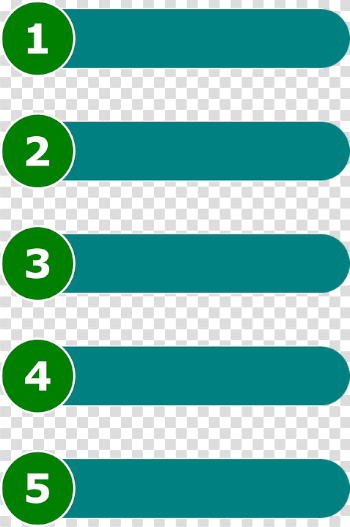 List PNG Image with Transparent Background