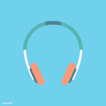 Listening blue device | Free stock vector - 251192