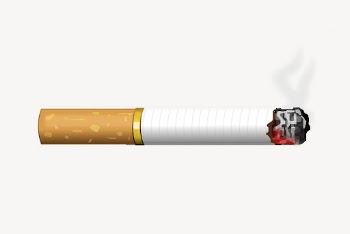 Lit cigarette clipart, collage element | Free PSD - rawpixel