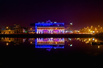          Lit Up at Night Free Photo     