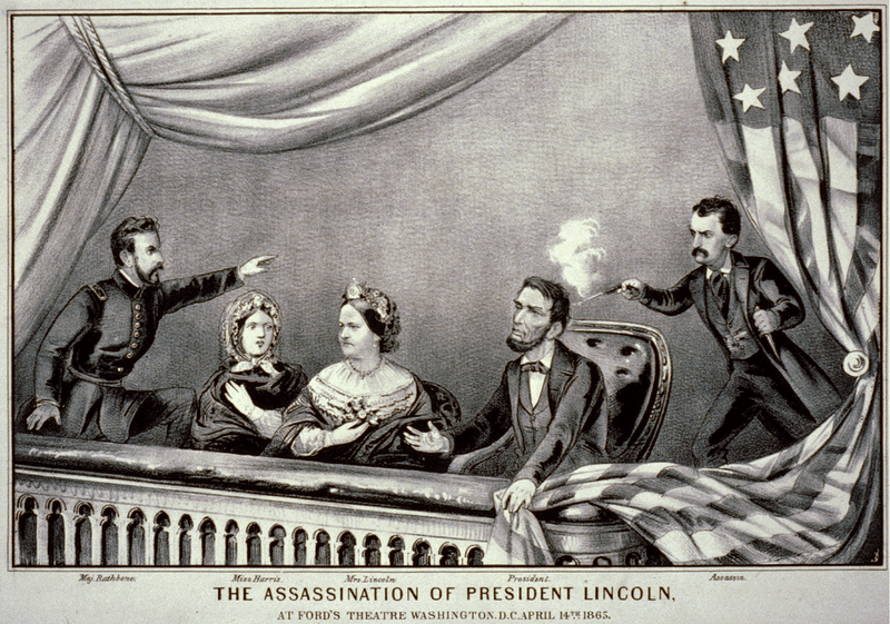 Lithograph of the Assassination of Abraham | Free PNG - rawpixel