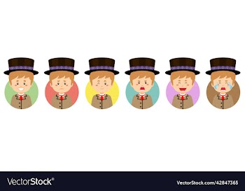 lithuanians avatar with various expression