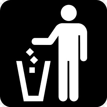 Litter Sign Stock photography Royalty-free Rubbish Bins & Waste Paper Baskets - aiga background 