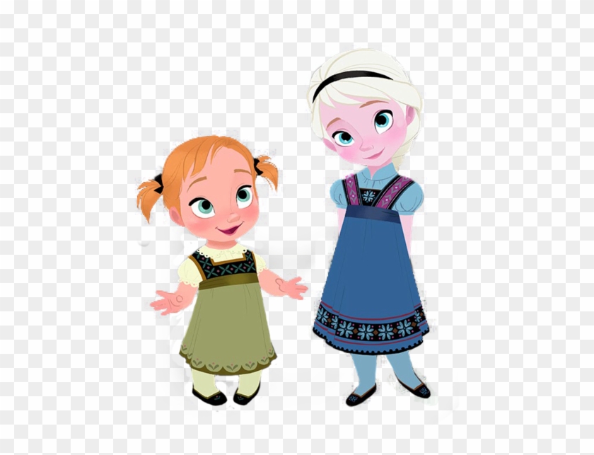 Little Anna And Elsa - Frozen Concept Art