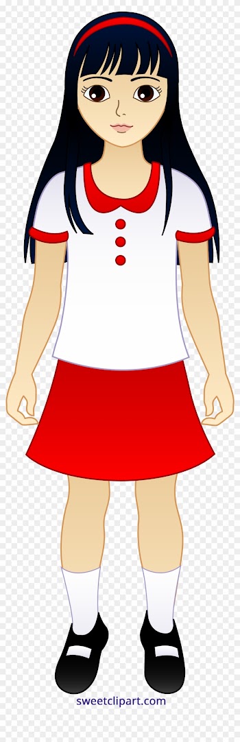 Little Asian Girl Clipart - Asian Girl Clipart