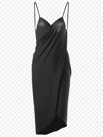 Little black dress Spaghetti strap Clothing Wrap - dress png ...