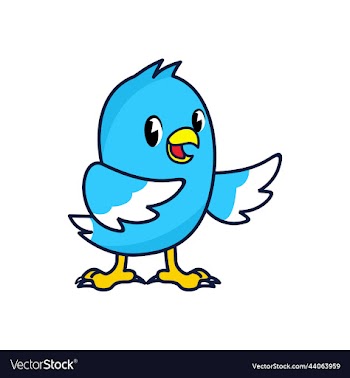 little blue bird