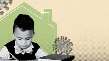 Little boy homeschooling during coronavirus pandemic | Free  photo - 2307998