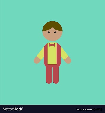 Little boy kid child cute boy vector image