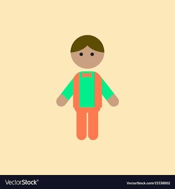 Little boy kid child cute boy vector image