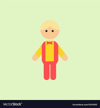 Little boy kid child cute boy vector image