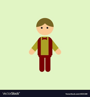 Little boy kid child cute boy vector image