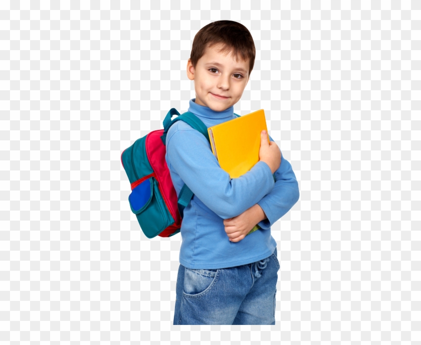 Little Boy Ready For School - School Children Images Png